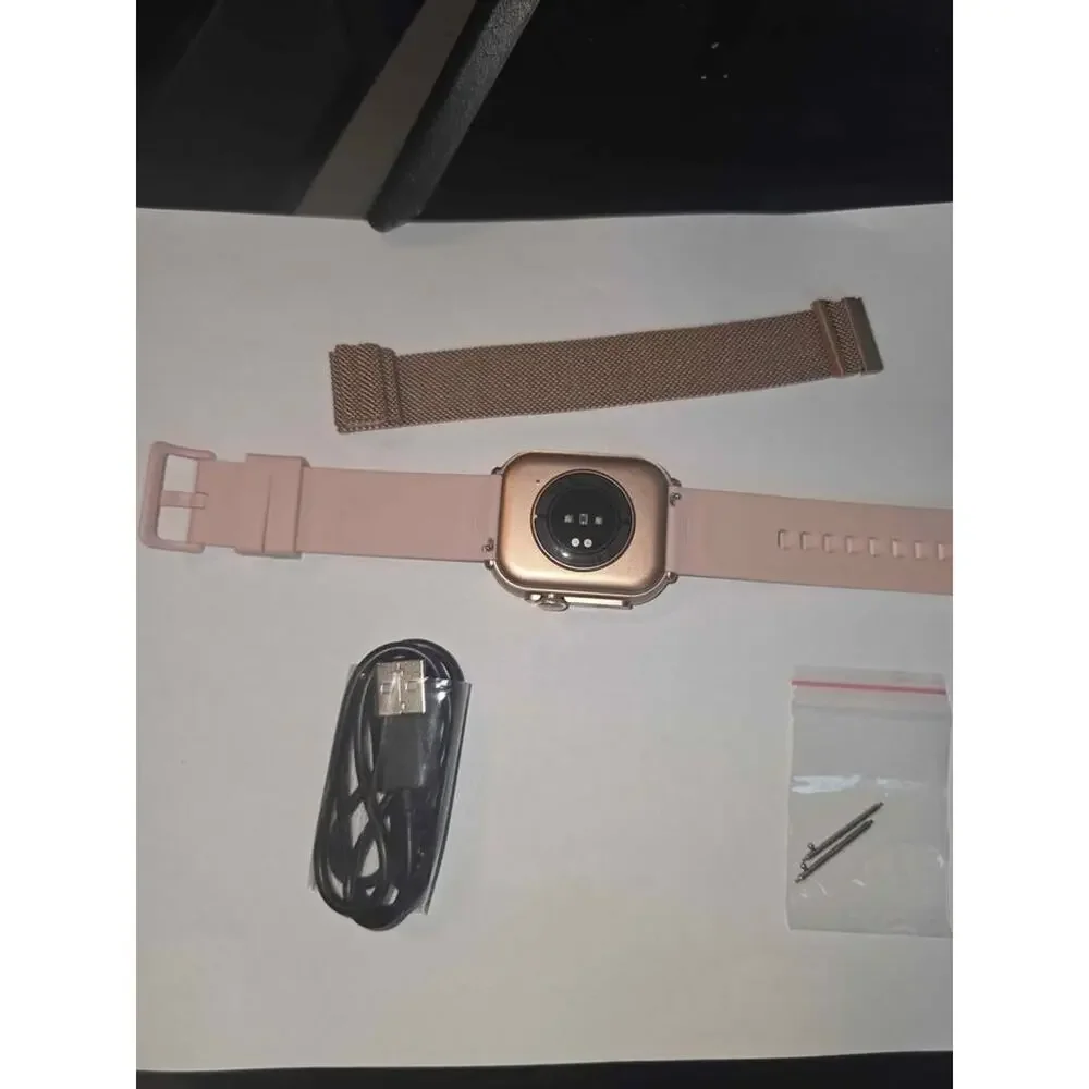 Smart Watch Smartwatch Rose Gold with Pink Band New